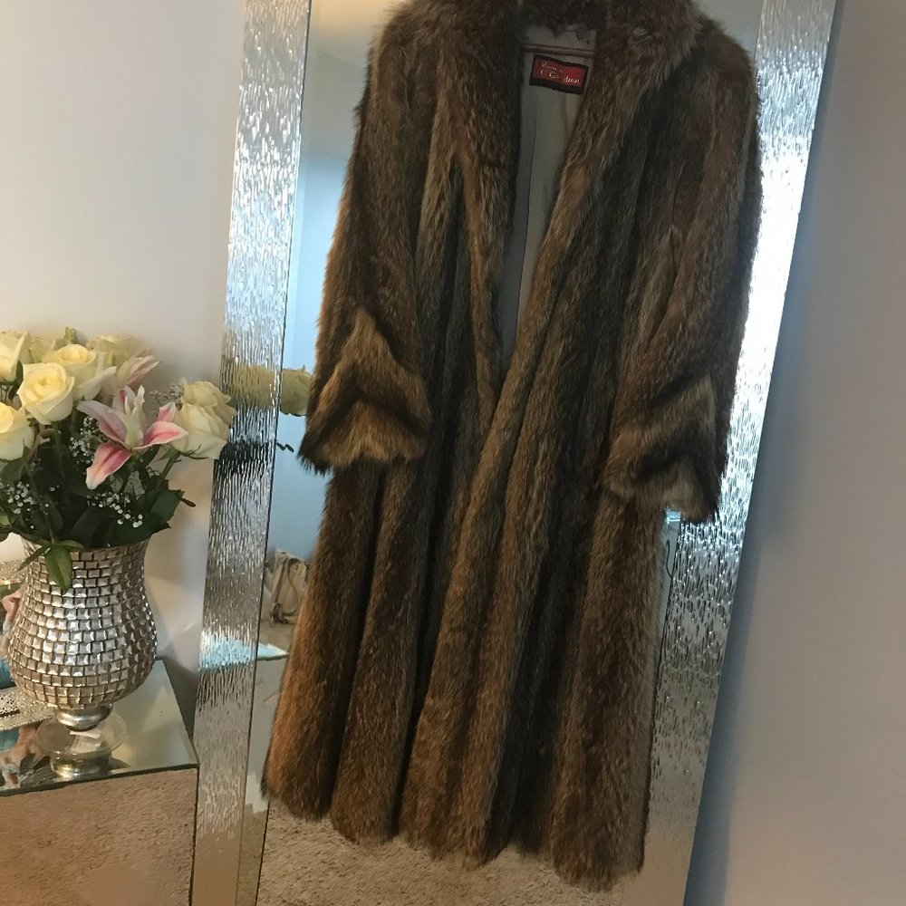 Vintage Racoon Fur Coat